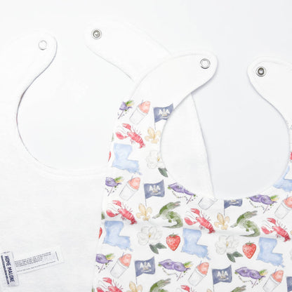 Louisiana Icons Baby Bib