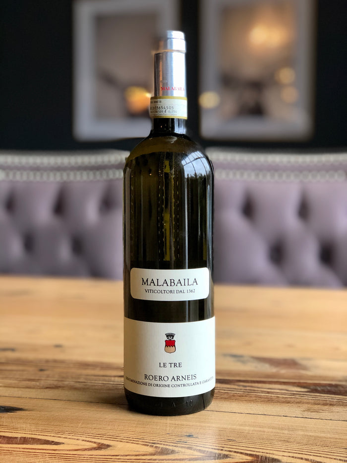 Malabaila Roero Arneis "Le Tre", 2022