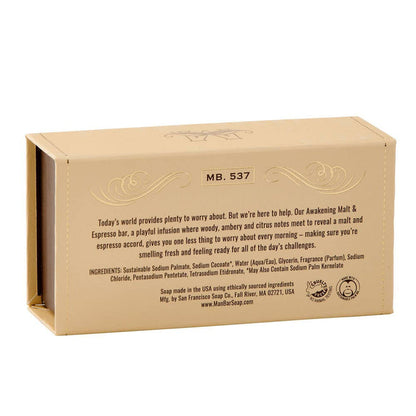 Man Bar Soap - Malt & Espresso 10oz Man Bar