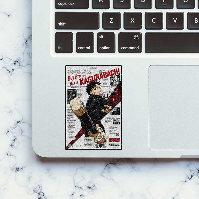Manga Style Cover Art Glitter Sticker - Glitter Stickers | STICK IT UP