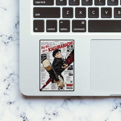 Manga Style Cover Art Glitter Sticker - Glitter Stickers | STICK IT UP