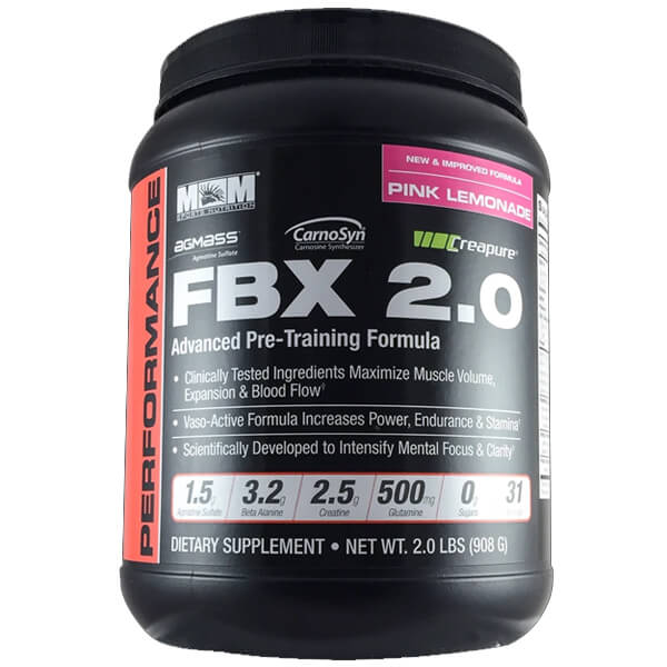 Max Muscle FBX 2.0 Pre-Workout 31 Servings