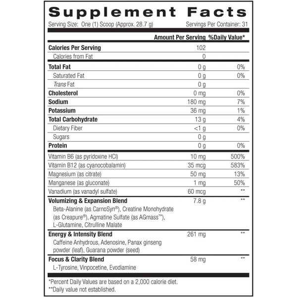 Max Muscle FBX 2.0 Pre-Workout 31 Servings
