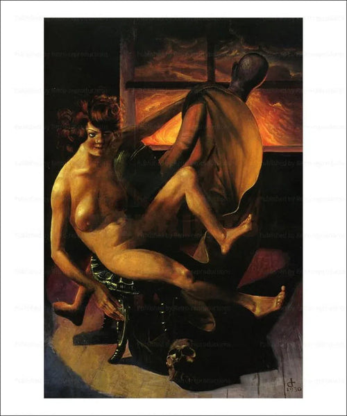 Wilhem Heinrich Otto Dix Melancolie - VINTAGEARTREPRINTS.COM