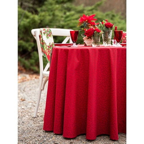 Merry Little Christmas Tablecloth Round-70"