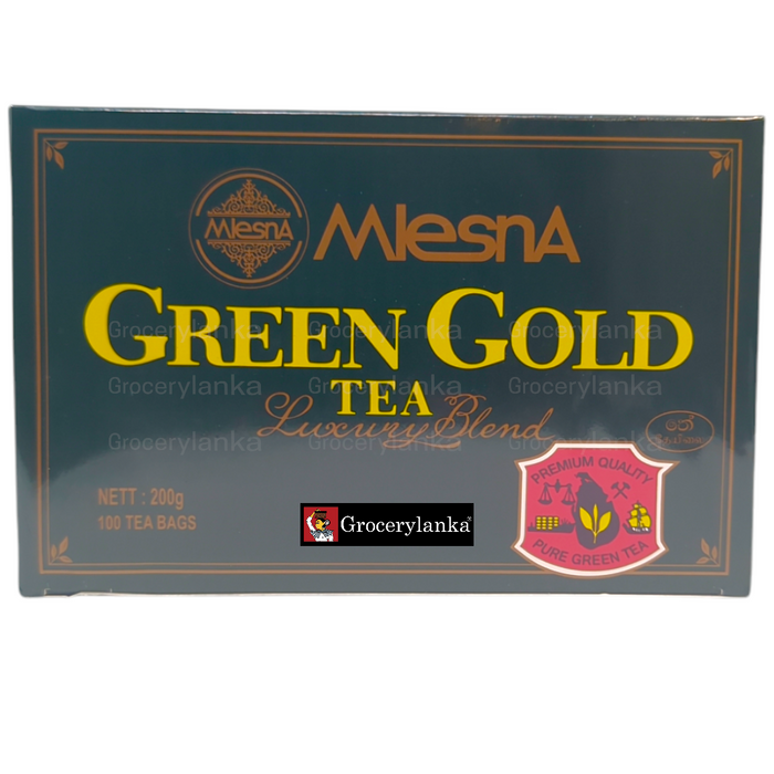 Mlesna Green Gold 100 Tea Bags