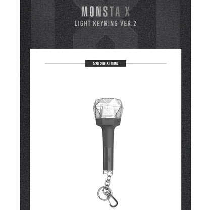 MONSTA X Official Lightstick Keyring (Free Shipping)