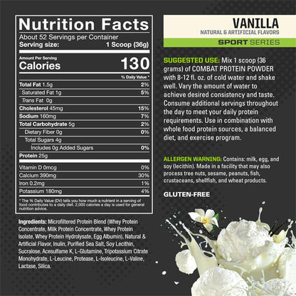 MusclePharm Combat Protein Powder 4lbs