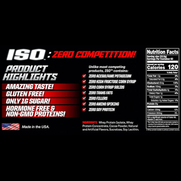 Myogenix ISO Whey Protein Isolate 6lbs