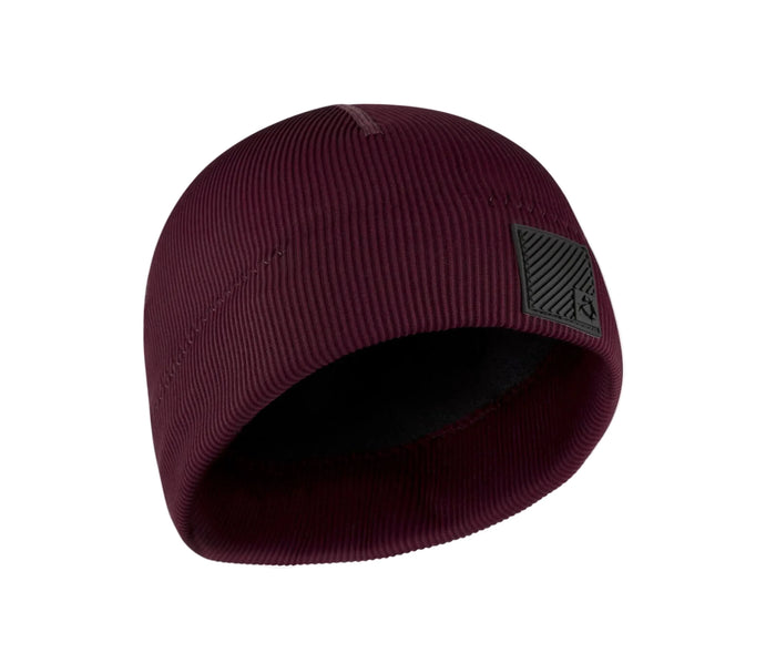 mystic wetsuit neoprene beanie red
