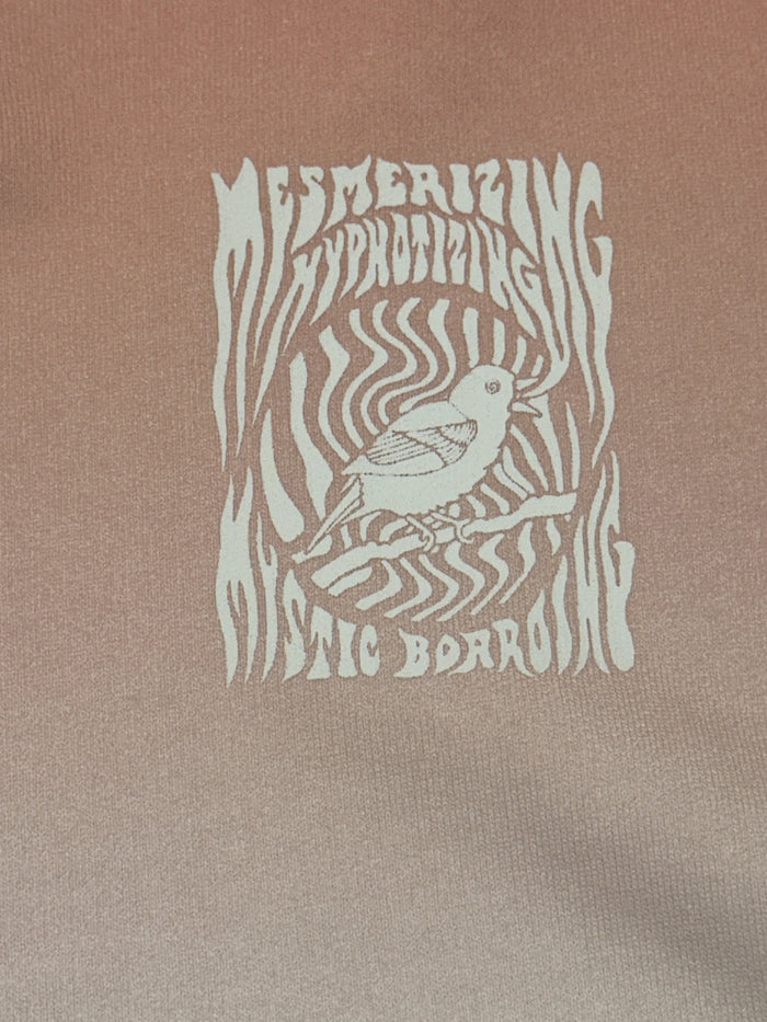 Brown Mystic Boardshorts with Bird Graphic Design