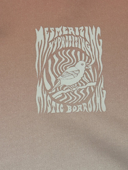 Brown Mystic Boardshorts with Bird Graphic Design