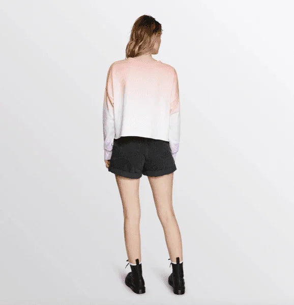 Mystic Mesmerizing Sweat pastel ombre sweatshirt, back view, casual wear