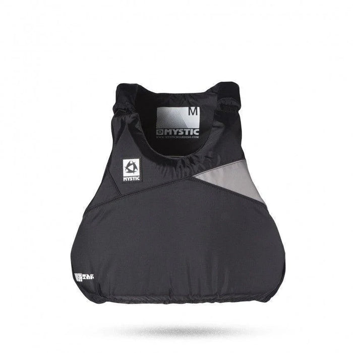 Mystic Star Float Jacket Buoyancy Aid, black, front view, for multi-sport water activities