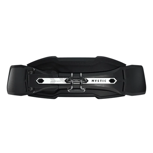 Mystic Stealth Bar black kitesurfing harness with fiber-fusion composite, ideal for watersports in Whitstable