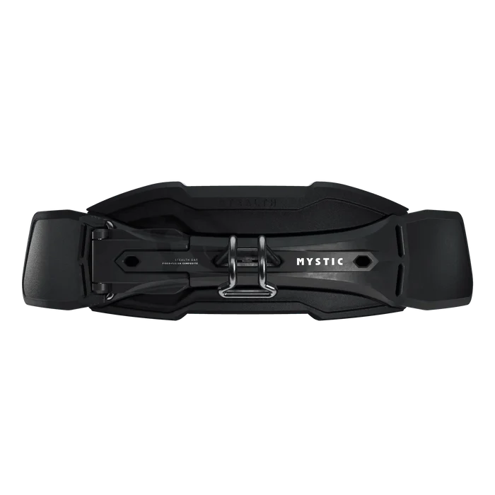 Mystic Stealth Bar black kitesurfing harness with fiber-fusion composite design