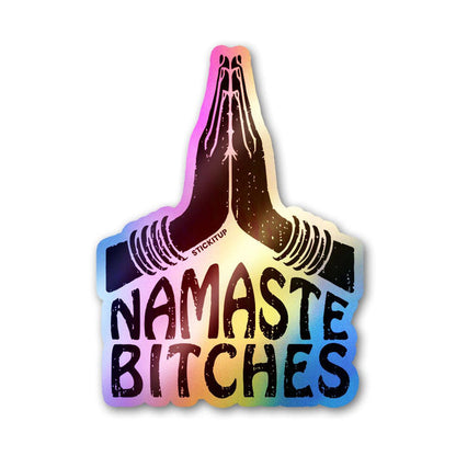 Namaste Sticker Holographic Stickers - Holographic stickers | STICK IT UP