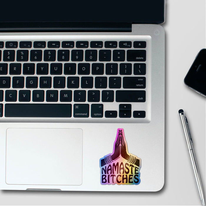 Namaste Sticker Holographic Stickers - Holographic stickers | STICK IT UP