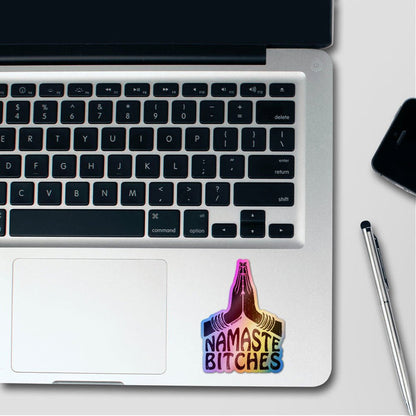 Namaste Sticker Holographic Stickers - Holographic stickers | STICK IT UP