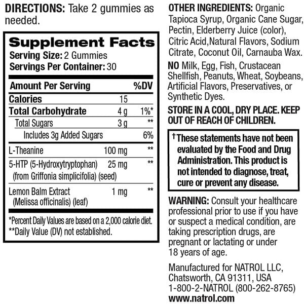Natrol Relax+ Day Calm Gummies