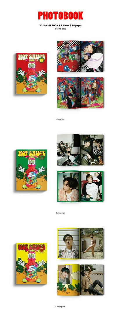 NCT DREAM - Hot Sauce (Photobook Ver. You can Choose Version)