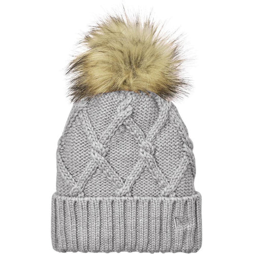 New Era Faux Fur Pom Beanie