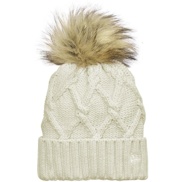 New Era Faux Fur Pom Beanie