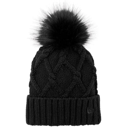 New Era Faux Fur Pom Beanie