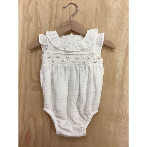 Nina Smoked gause bubble with ruffle