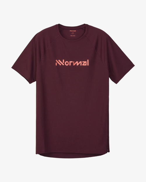 NNORMAL RACE T SHIRT 02 BURGUNDY HOMBRE