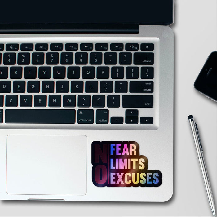 No Fear Sticker Holographic Stickers - Holographic stickers | STICK IT UP