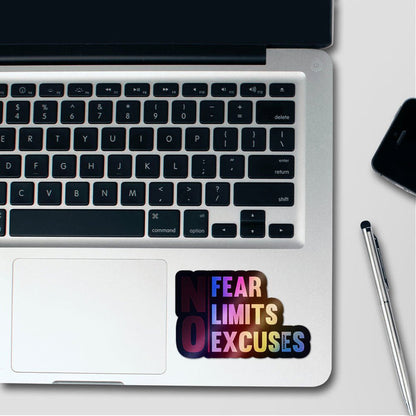 No Fear Sticker Holographic Stickers - Holographic stickers | STICK IT UP