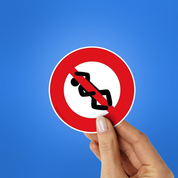 No Sliding Sticker Sticker - Stickers | STICK IT UP