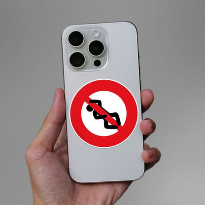 No Sliding Sticker Sticker - Stickers | STICK IT UP