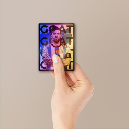 No.10 GOAT Holographic Stickers - Holographic stickers | STICK IT UP