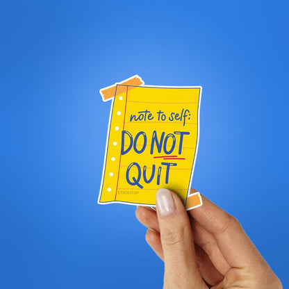 Note To Safe Sticker - Stickers | STICK IT UP