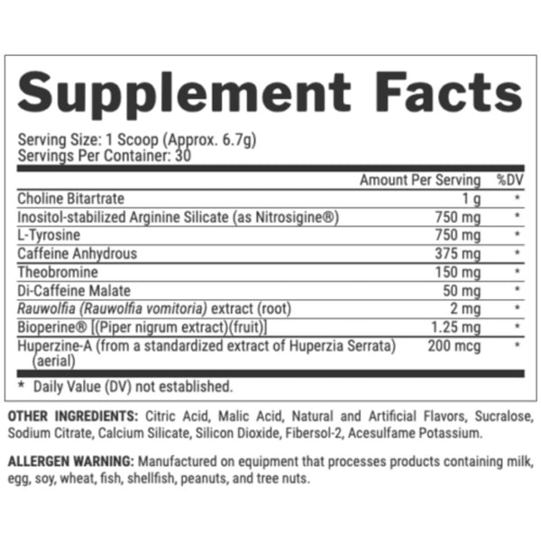 Nutrex Lipo6 Black Training 30 Servings