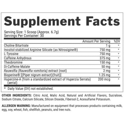 Nutrex Lipo6 Black Training 30 Servings