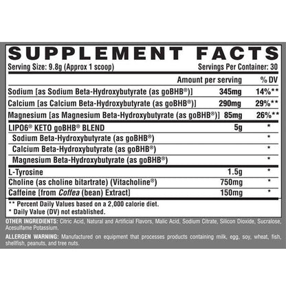 Nutrex Lipo6 Keto 30 Servings