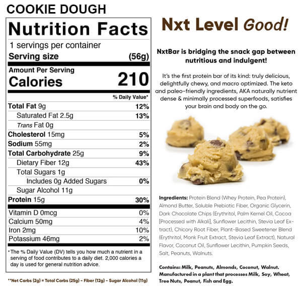NxtBar Protein Bars Variety 12pk