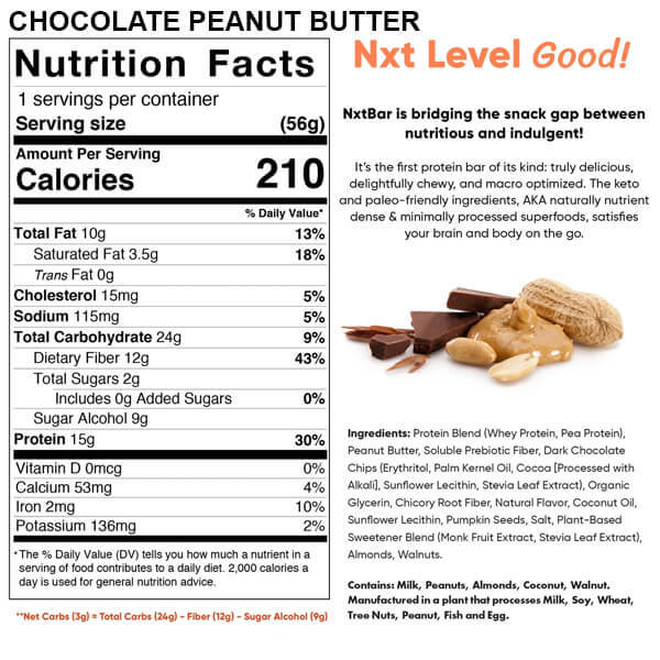 NxtBar Protein Bars Variety 12pk