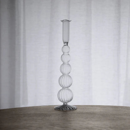 Olivia 12" Candlestick Clear