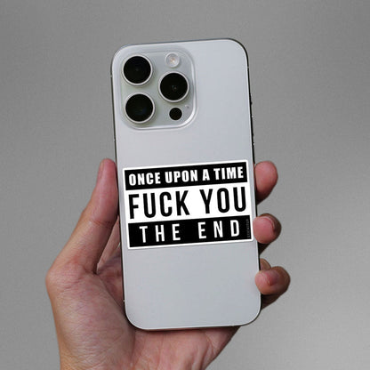 Once Upon A Time Fuck You Sticker - Stickers | STICK IT UP