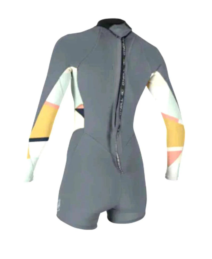 O'Neill Bahia 2/1 Back Zip L/S Spring Shorty Wetsuit - Boardworx