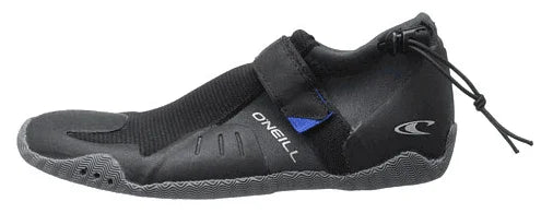 O'Neill Superfreak Tropical 2mm round toe wetsuit shoe with strap and drawstring