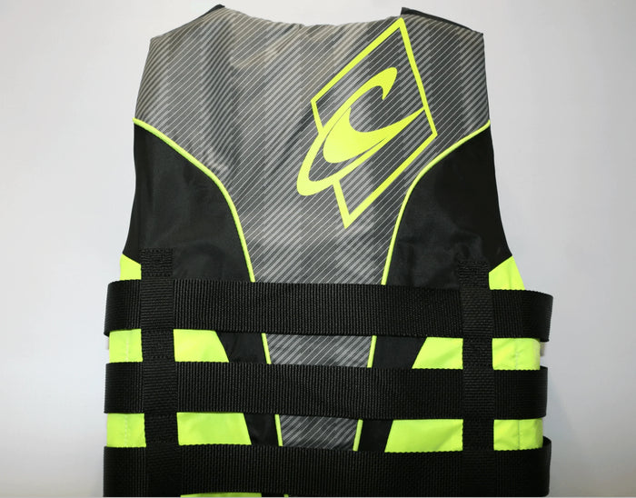 O'Neill Superlite 50N CE Vest Buoyancy Aid Black Lime - Boardworx
