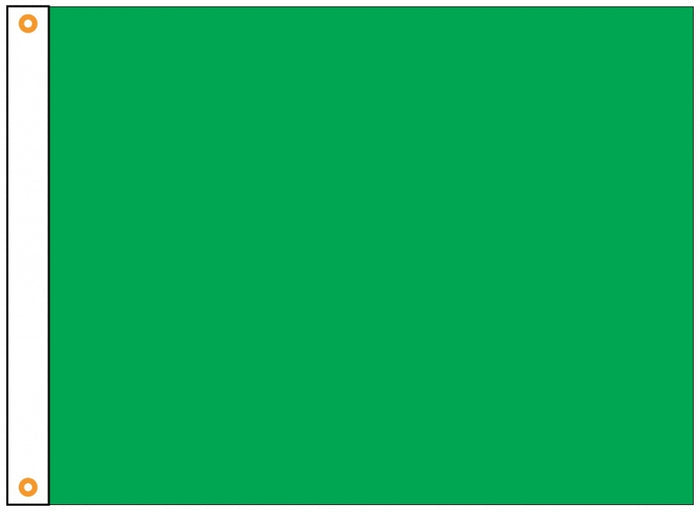 Outdoor Green Flag