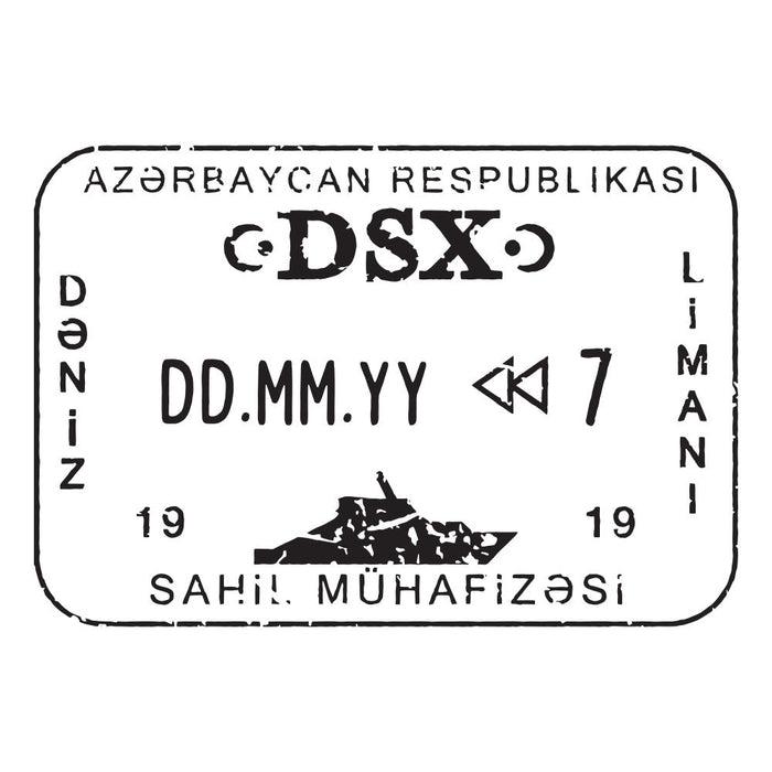 Passport Stamp Decal - Azerbaijan Conquest Maps LLC