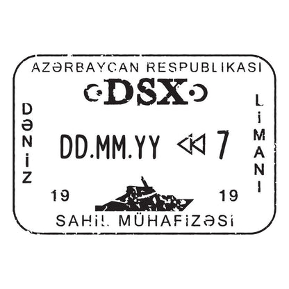 Passport Stamp Decal - Azerbaijan Conquest Maps LLC