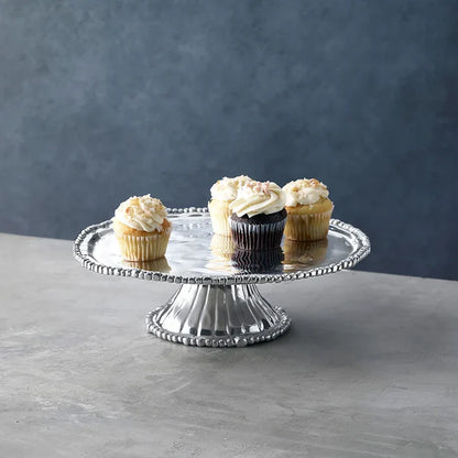 Pedestal Organic Pearl Nova Plate (Round)